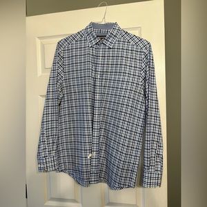 Johnston & Murphy Men’s Checkered Dress Shirt